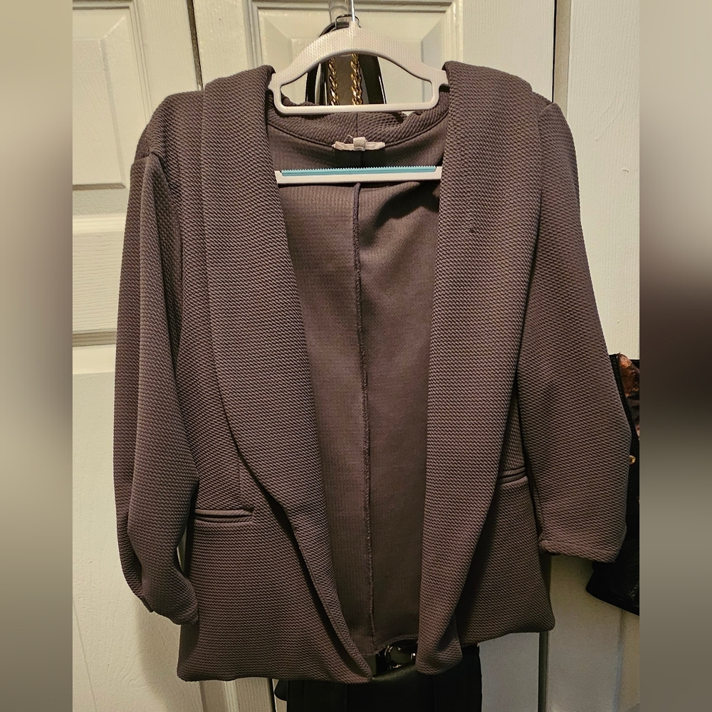 Maurices Cropped Open-Front Blazer